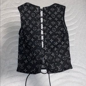 Vintage Louis Vuitton corset tank
